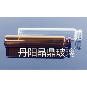 Botella Tubular de vidrio transparente de alta calidad para Pharma